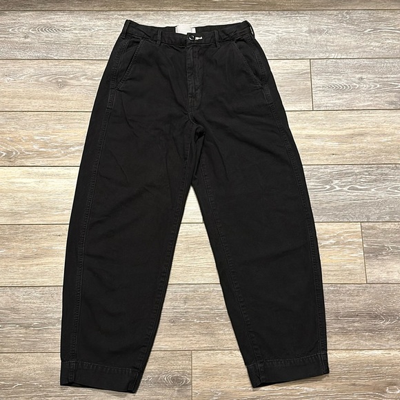 Everlane Pants - EVERLANE CURVED CANVAS PANT REGULAR SIZE 2 BLACK